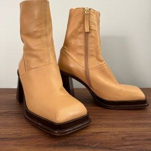 Quality leather vintage style boots